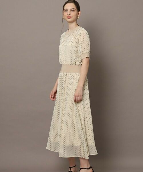 DRESSTERIOR / ドレステリア ロング・マキシ丈ワンピース | 【EC・ルクア別注カラーあり】ドットカットジャカードハーフスリーブ | 詳細22