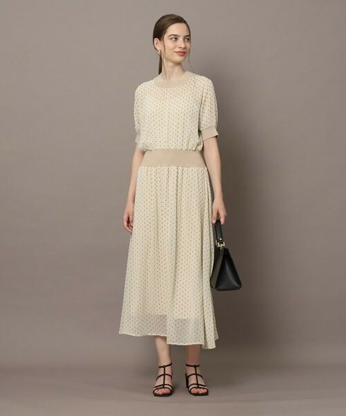 DRESSTERIOR / ドレステリア ロング・マキシ丈ワンピース | 【EC・ルクア別注カラーあり】ドットカットジャカードハーフスリーブ | 詳細28