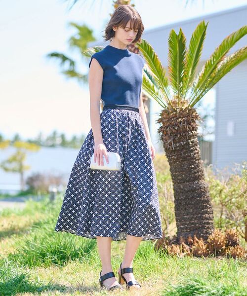 DRESSTERIOR / ドレステリア ロング・マキシ丈ワンピース | 【洗える】オーバーラップサークルフレンチスリーブワンピ | 詳細14