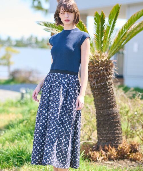 DRESSTERIOR / ドレステリア ロング・マキシ丈ワンピース | 【洗える】オーバーラップサークルフレンチスリーブワンピ | 詳細18