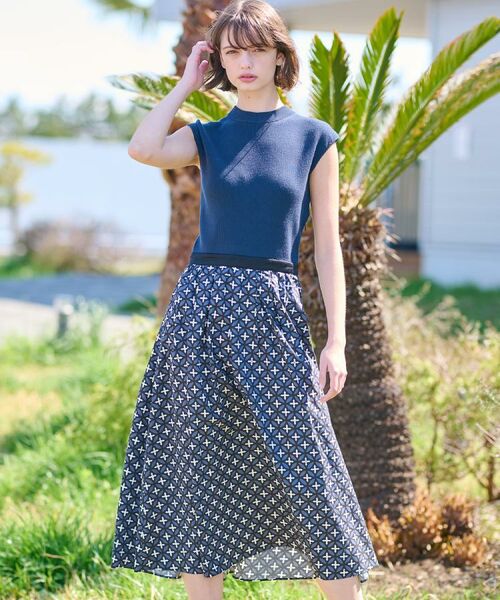 DRESSTERIOR / ドレステリア ロング・マキシ丈ワンピース | 【洗える】オーバーラップサークルフレンチスリーブワンピ | 詳細19