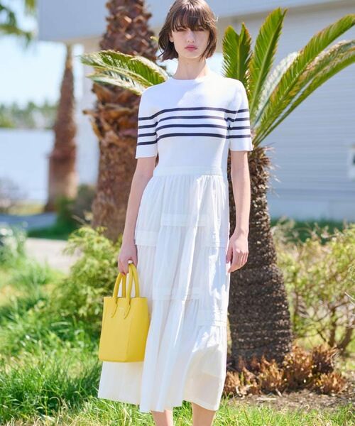 DRESSTERIOR / ドレステリア ロング・マキシ丈ワンピース | 【大人百花春号掲載 モデル美香さん着用】リブニットドッキングワンピース | 詳細14