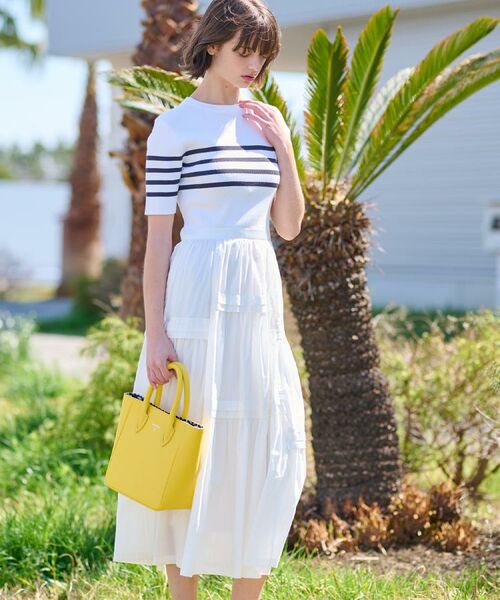 DRESSTERIOR / ドレステリア ロング・マキシ丈ワンピース | 【大人百花春号掲載 モデル美香さん着用】リブニットドッキングワンピース | 詳細15