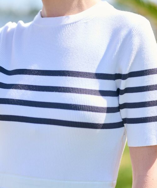 DRESSTERIOR / ドレステリア ロング・マキシ丈ワンピース | 【大人百花春号掲載 モデル美香さん着用】リブニットドッキングワンピース | 詳細20