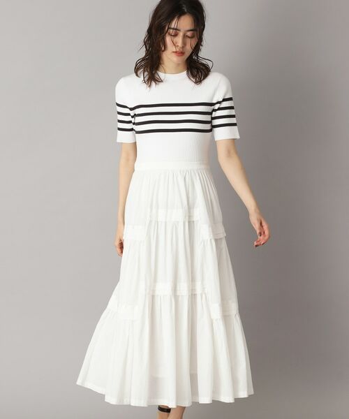 DRESSTERIOR / ドレステリア ロング・マキシ丈ワンピース | 【大人百花春号掲載 モデル美香さん着用】リブニットドッキングワンピース | 詳細23