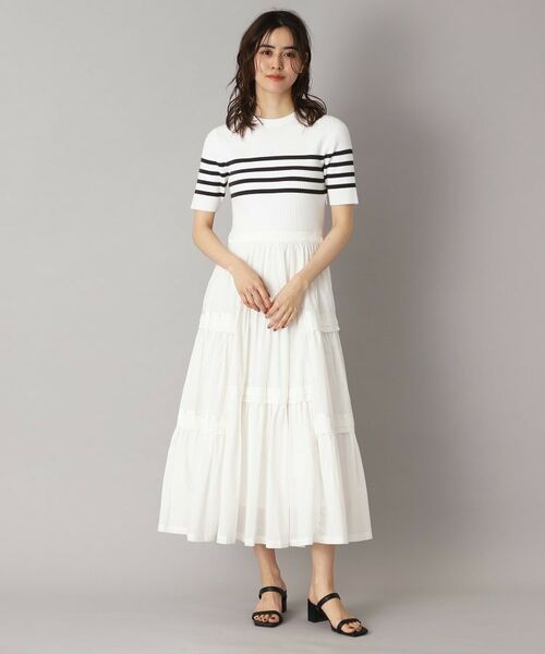 DRESSTERIOR / ドレステリア ロング・マキシ丈ワンピース | 【大人百花春号掲載 モデル美香さん着用】リブニットドッキングワンピース | 詳細24