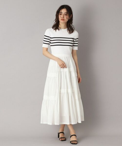 DRESSTERIOR / ドレステリア ロング・マキシ丈ワンピース | 【大人百花春号掲載 モデル美香さん着用】リブニットドッキングワンピース | 詳細25