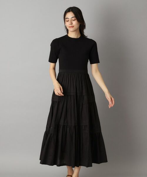 DRESSTERIOR / ドレステリア ロング・マキシ丈ワンピース | 【大人百花春号掲載 モデル美香さん着用】リブニットドッキングワンピース | 詳細27