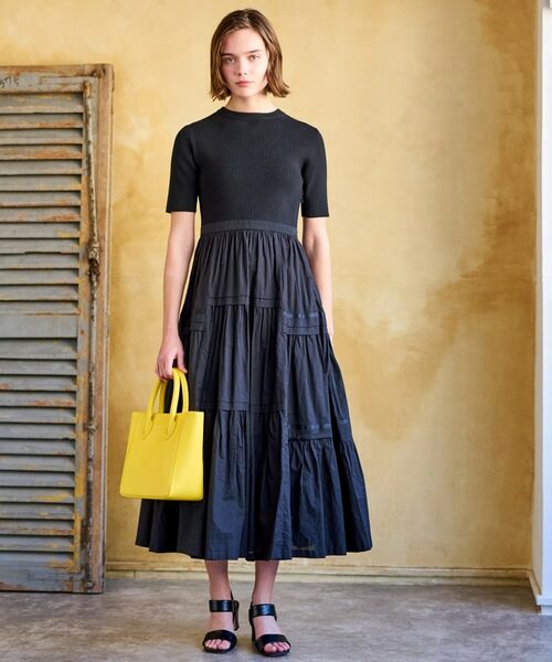 DRESSTERIOR / ドレステリア ロング・マキシ丈ワンピース | 【大人百花春号掲載 モデル美香さん着用】リブニットドッキングワンピース | 詳細3