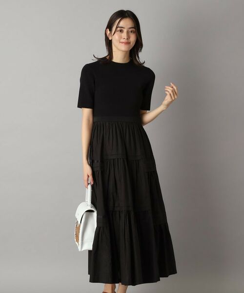 DRESSTERIOR / ドレステリア ロング・マキシ丈ワンピース | 【大人百花春号掲載 モデル美香さん着用】リブニットドッキングワンピース | 詳細8