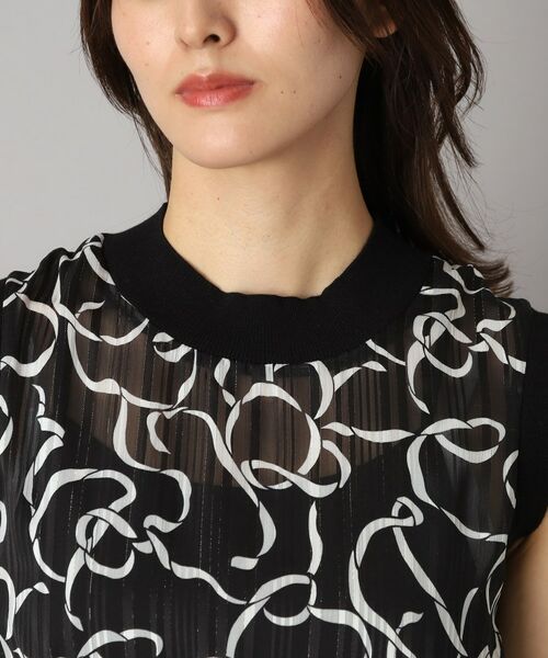 DRESSTERIOR / ドレステリア ロング・マキシ丈ワンピース | シアーリボンテーププリントドレス | 詳細17