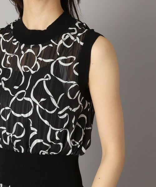 DRESSTERIOR / ドレステリア ロング・マキシ丈ワンピース | シアーリボンテーププリントドレス | 詳細18