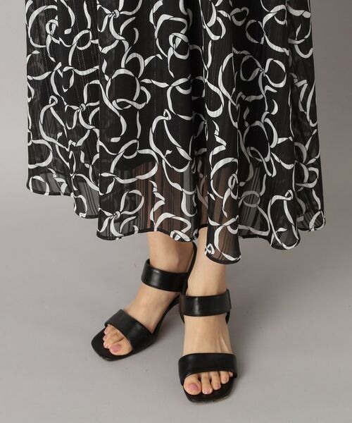 DRESSTERIOR / ドレステリア ロング・マキシ丈ワンピース | シアーリボンテーププリントドレス | 詳細19