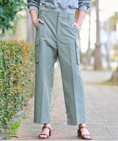 上質美品　ドレステリアDRESSTERIOR  レディース　パンツスーツ 美脚シルエット】ストレッチデニムテーパードパンツ（デニム