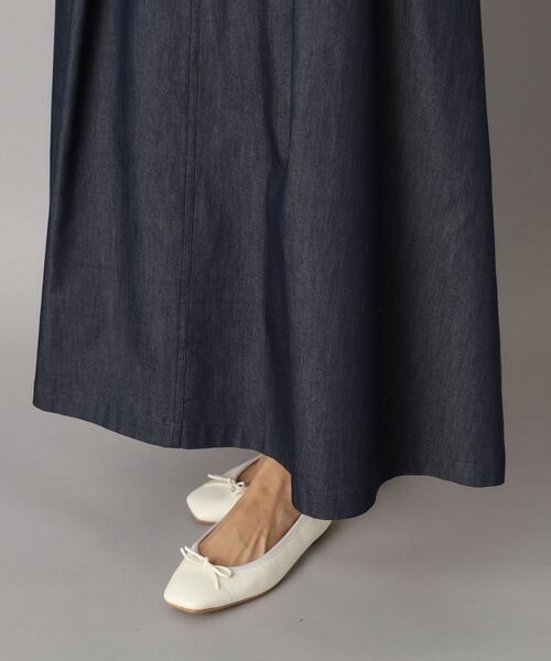 DRESSTERIOR / ドレステリア ロング・マキシ丈スカート | 【接触冷感/吸水速乾】クールタッチデニムライクタックスカート | 詳細16