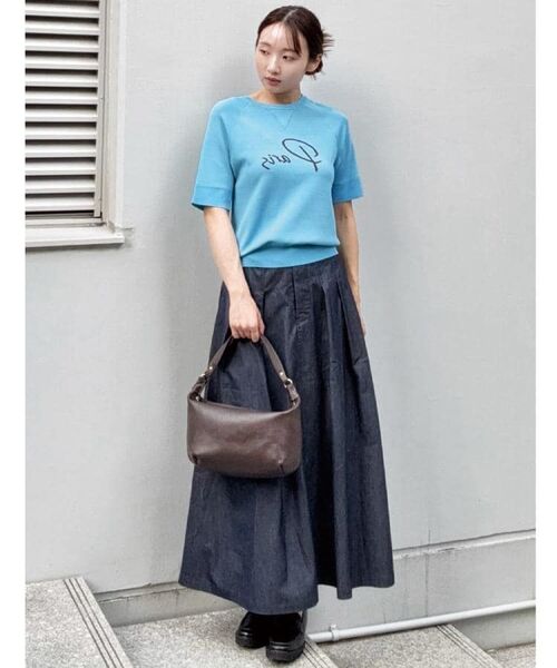 DRESSTERIOR / ドレステリア ロング・マキシ丈スカート | 【接触冷感/吸水速乾】クールタッチデニムライクタックスカート | 詳細19