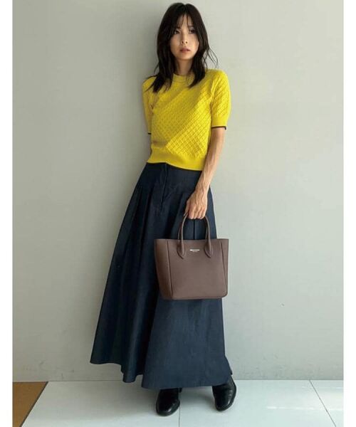 DRESSTERIOR / ドレステリア ロング・マキシ丈スカート | 【接触冷感/吸水速乾】クールタッチデニムライクタックスカート | 詳細20