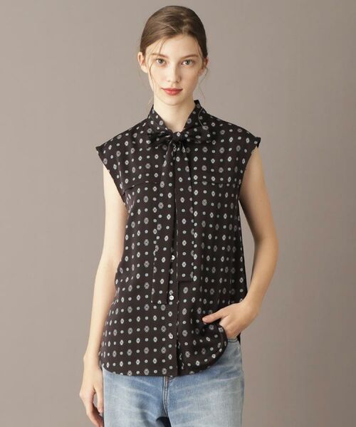 DRESSTERIOR / ドレステリア シャツ・ブラウス | エスニックヴィンテージプリントボウタイブラウス | 詳細3