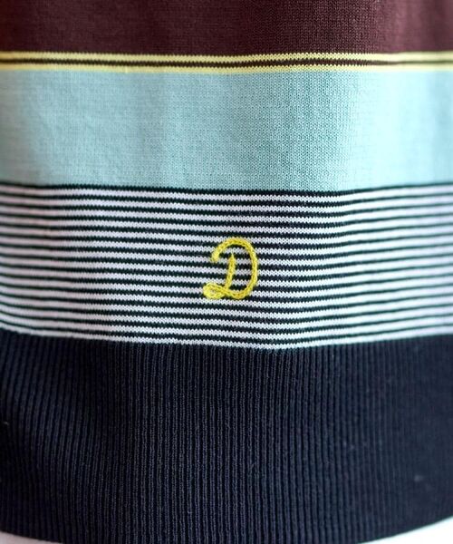 DRESSTERIOR / ドレステリア ニット・セーター | コットンシルク混 マルチボーダーニット | 詳細10