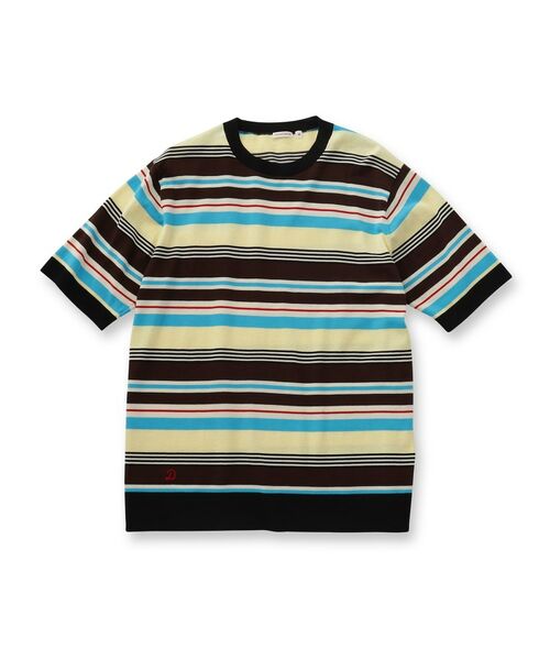 DRESSTERIOR / ドレステリア ニット・セーター | コットンシルク混 マルチボーダーニット | 詳細17