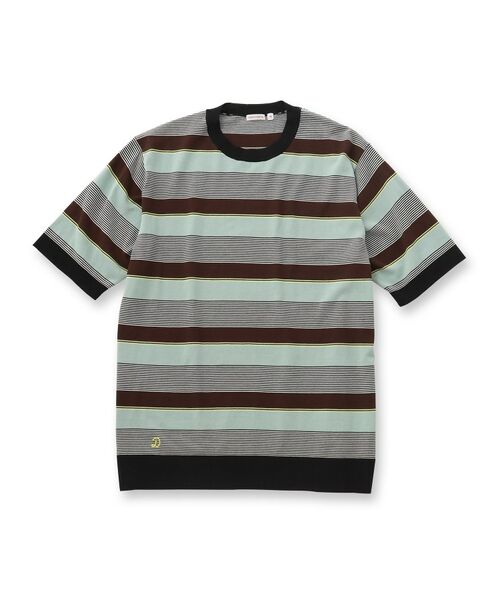 DRESSTERIOR / ドレステリア ニット・セーター | コットンシルク混 マルチボーダーニット | 詳細18