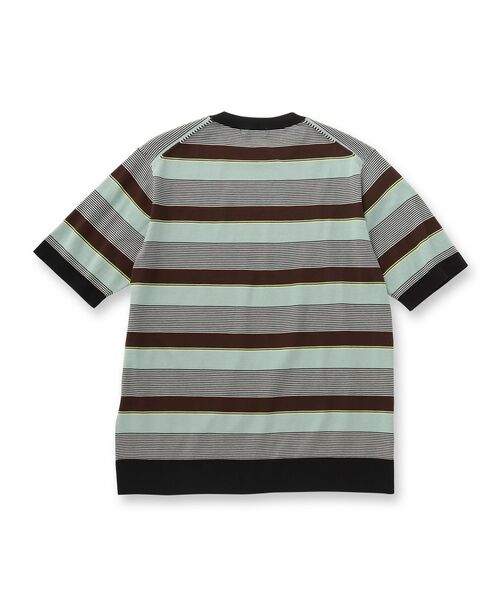 DRESSTERIOR / ドレステリア ニット・セーター | コットンシルク混 マルチボーダーニット | 詳細20