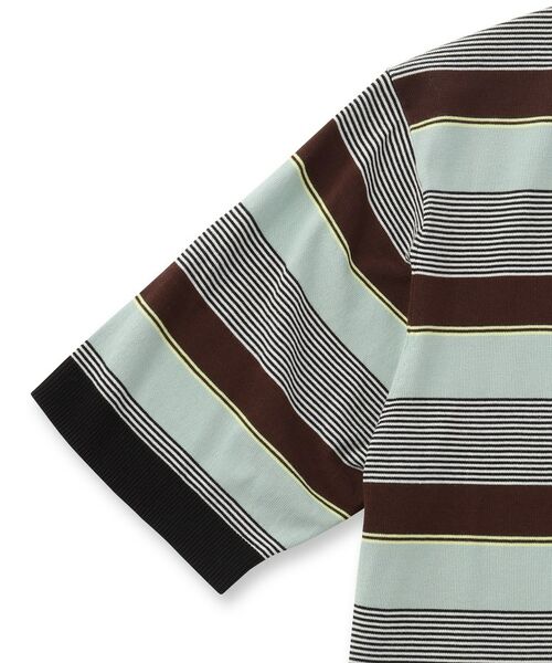 DRESSTERIOR / ドレステリア ニット・セーター | コットンシルク混 マルチボーダーニット | 詳細21