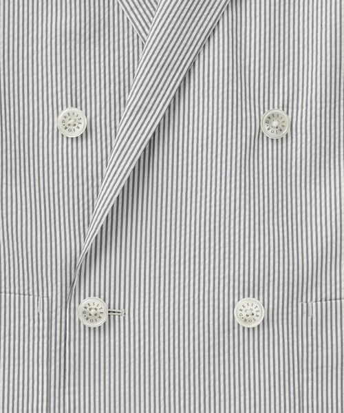 DRESSTERIOR / ドレステリア テーラードジャケット | 【セットアップ可/吸湿速乾/Safari5月号掲載】COOLMAX シアサッカー サマージャケット | 詳細8