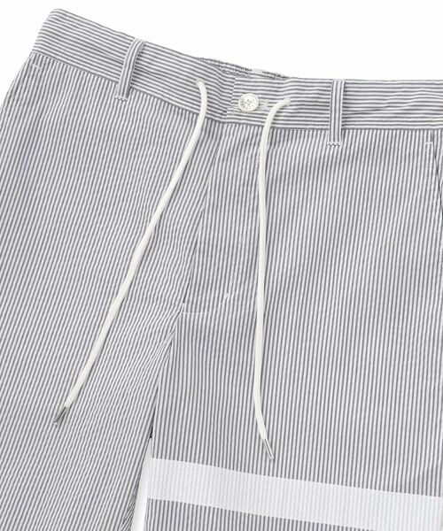 DRESSTERIOR / ドレステリア ショート・ハーフ・半端丈パンツ | 【セットアップ可/吸湿速乾】COOLMAX シアサッカー 2ラインショートパンツ | 詳細13