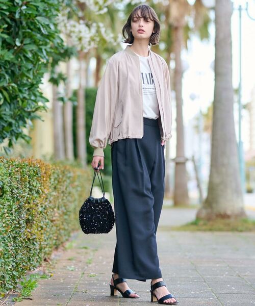 DRESSTERIOR / ドレステリア レザーブルゾン・ジャケット | 【サステナブル】2WAYシルエットMA1 | 詳細12