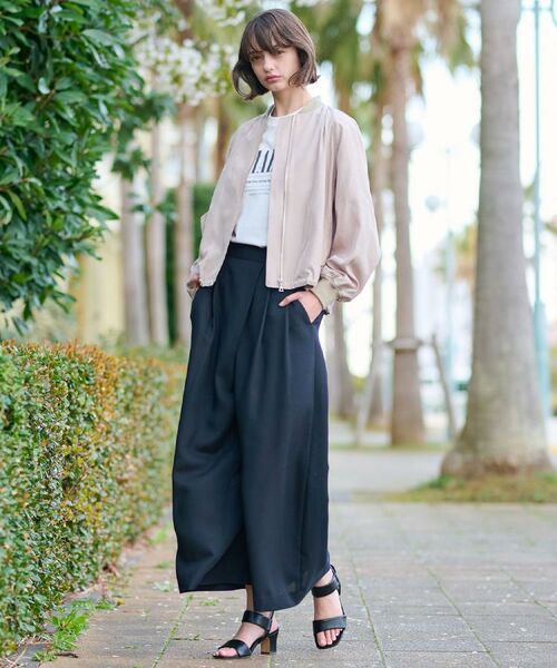 DRESSTERIOR / ドレステリア レザーブルゾン・ジャケット | 【サステナブル】2WAYシルエットMA1 | 詳細13