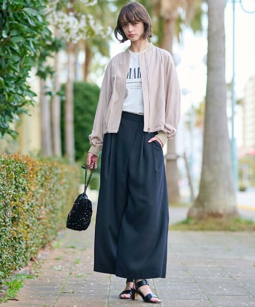 DRESSTERIOR / ドレステリア レザーブルゾン・ジャケット | 【サステナブル】2WAYシルエットMA1 | 詳細14