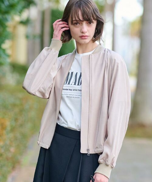 DRESSTERIOR / ドレステリア レザーブルゾン・ジャケット | 【サステナブル】2WAYシルエットMA1 | 詳細15