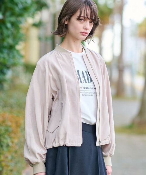 DRESSTERIOR / ドレステリア レザーブルゾン・ジャケット | 【サステナブル】2WAYシルエットMA1 | 詳細16