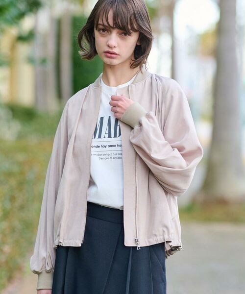 DRESSTERIOR / ドレステリア レザーブルゾン・ジャケット | 【サステナブル】2WAYシルエットMA1 | 詳細17