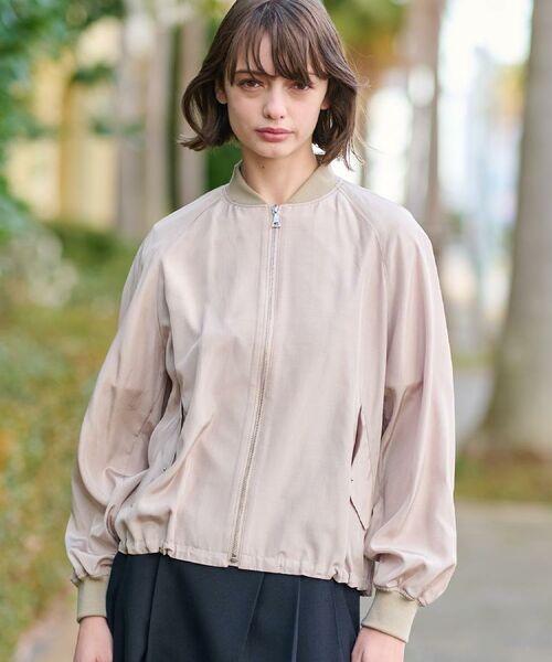 DRESSTERIOR / ドレステリア レザーブルゾン・ジャケット | 【サステナブル】2WAYシルエットMA1 | 詳細18