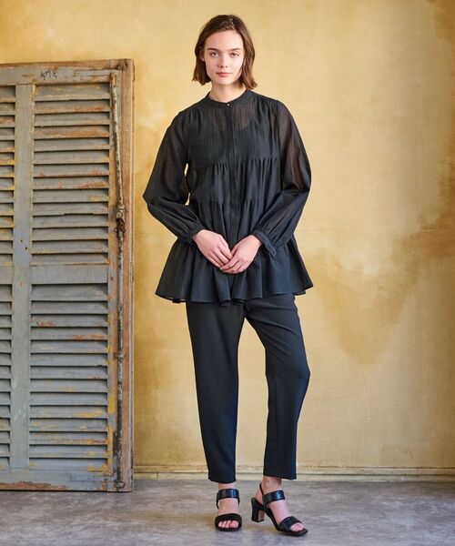 DRESSTERIOR / ドレステリア シャツ・ブラウス | 【洗える】ティアードシアーブラウス | 詳細11