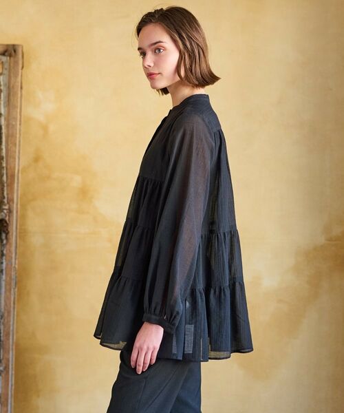 DRESSTERIOR / ドレステリア シャツ・ブラウス | 【洗える】ティアードシアーブラウス | 詳細14