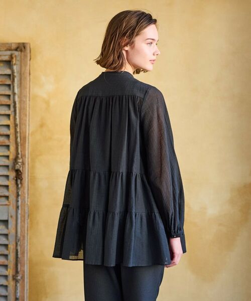 DRESSTERIOR / ドレステリア シャツ・ブラウス | 【洗える】ティアードシアーブラウス | 詳細15