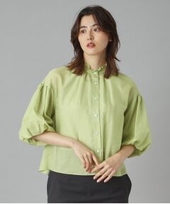 DRESSTERIOR / ドレステリア シャツ・ブラウス | 【洗える】スタンドフリルボリュームスリーブブラウス