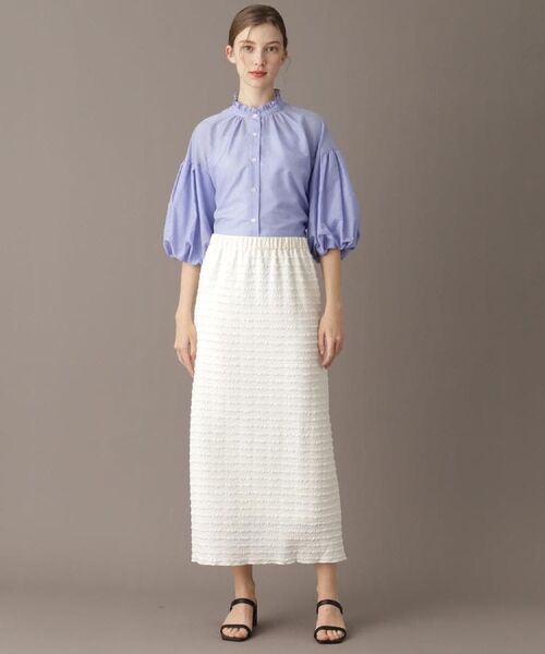 DRESSTERIOR / ドレステリア シャツ・ブラウス | 【洗える】スタンドフリルボリュームスリーブブラウス | 詳細15