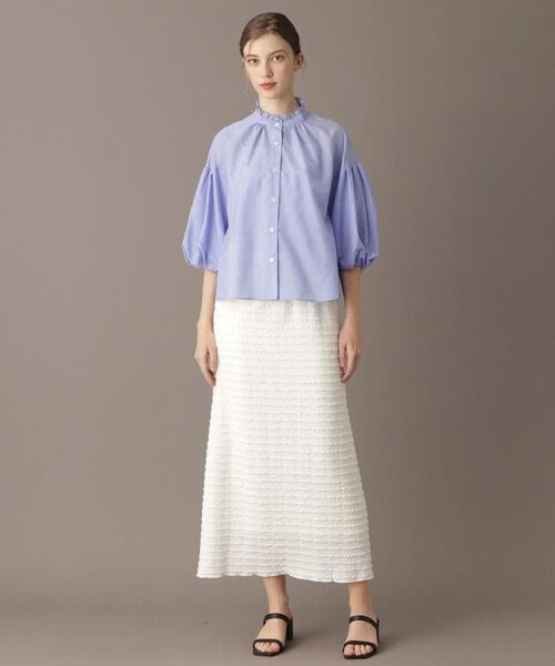 DRESSTERIOR / ドレステリア シャツ・ブラウス | 【洗える】スタンドフリルボリュームスリーブブラウス | 詳細16