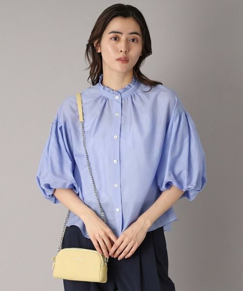 DRESSTERIOR / ドレステリア シャツ・ブラウス | 【洗える】スタンドフリルボリュームスリーブブラウス | 詳細17