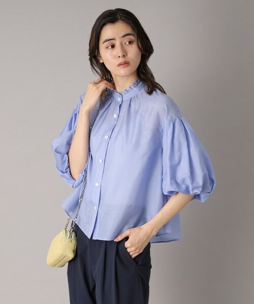 DRESSTERIOR / ドレステリア シャツ・ブラウス | 【洗える】スタンドフリルボリュームスリーブブラウス | 詳細18