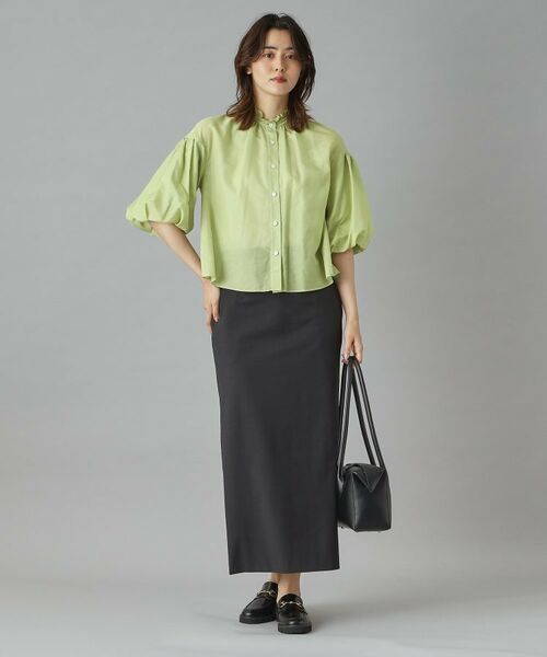 DRESSTERIOR / ドレステリア シャツ・ブラウス | 【洗える】スタンドフリルボリュームスリーブブラウス | 詳細23