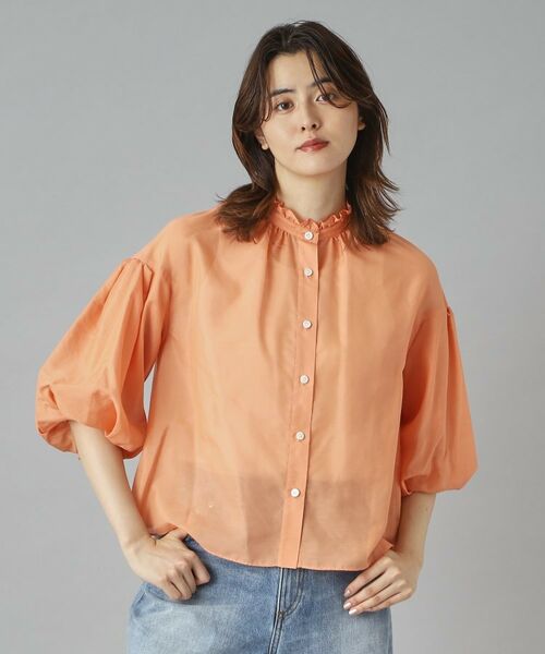 DRESSTERIOR / ドレステリア シャツ・ブラウス | 【洗える】スタンドフリルボリュームスリーブブラウス | 詳細26