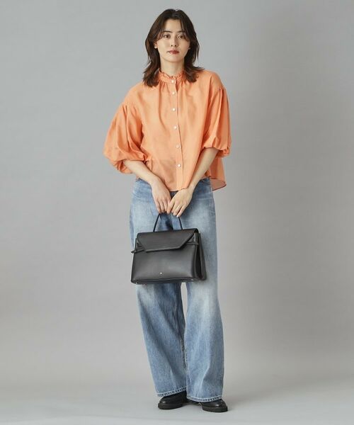 DRESSTERIOR / ドレステリア シャツ・ブラウス | 【洗える】スタンドフリルボリュームスリーブブラウス | 詳細28