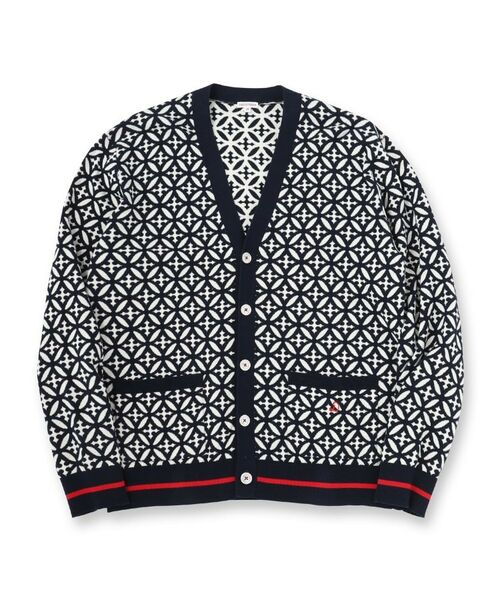 DRESSTERIOR / ドレステリア カーディガン・ボレロ | オーバーラップサークル ジャカード ニットカーディガン | 詳細14