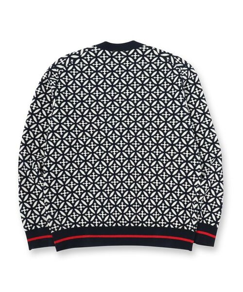 DRESSTERIOR / ドレステリア カーディガン・ボレロ | オーバーラップサークル ジャカード ニットカーディガン | 詳細15