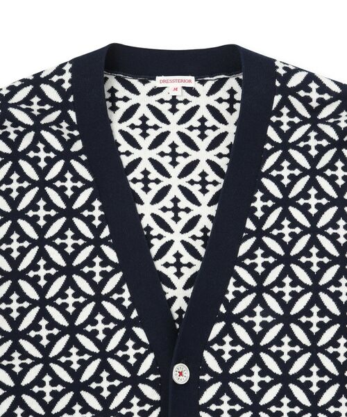 DRESSTERIOR / ドレステリア カーディガン・ボレロ | オーバーラップサークル ジャカード ニットカーディガン | 詳細16